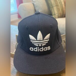 Adidas Dark Blue Cap with White Logo